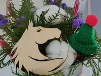 Новогоднее украшение с символом года