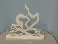 Статуэтка с инициалами для влюбленных