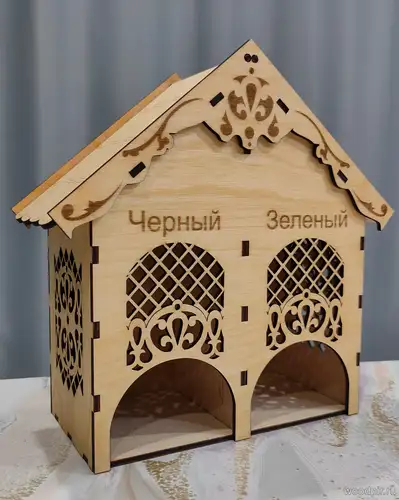 Диспенсер для чая в виде домика